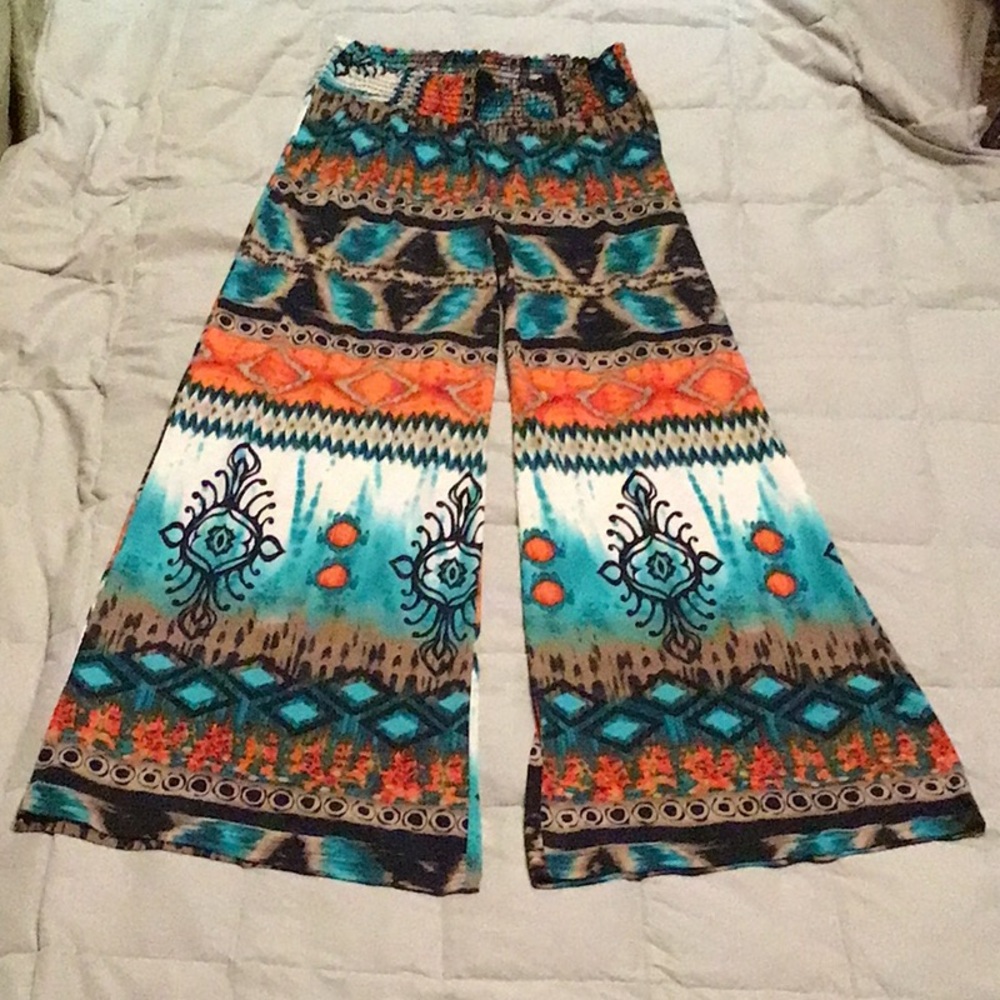 2B BOHEMIAN WIDE LEGS PANTS